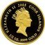 Cook Islands 50 Dollars Elizabeth II Miffy 2005  Proof ELIZABETH II 2005 COOK ISLANDS RDM 1/2 OZ. 9999 GOLD coin obverse