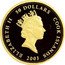 Cook Islands 50 Dollars (Elizabeth II Senichi Hoshino) ELIZABETH II 50 DOLLARS COOK ISLANDS RDM 2003 coin obverse