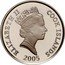 Cook Islands Eight Dollars Elizabeth II Dolphins 2005  Proof ELIZABETH II COOK ISLANDS RDM 2005 coin obverse