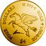 Cook Islands Four Dollars Pegasus 2006 LASSEN FOUR DOLLARS 9999 GOLD 1/30TH OZ $4 coin reverse