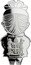 Fiji Half Dollar (50th Anniversary of the Discovery of the Terracotta Army) FIJI 2024 REREVAKA NA KALOU KA DOKA NA TUI HALF DOLLAR 10 G AG 999 coin obverse
