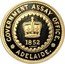 Cook Islands One Dollar Elizabeth II Adelaide Gold 2005  Proof GOVERNMENT ASSAY OFFICE. 1852 ADELAIDE. coin reverse