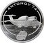 Cook Islands One Dollar Elizabeth II An-74 2008  Proof KM# 802a ANTONOV 74 АН coin reverse