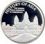 Cook Islands One Dollar Elizabeth II Angkorvat 2005  Antiqued HISTORY OF ASIA THE KHMERS BUILD ANGKORVAT IN CAMBOOSCHA coin reverse