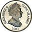 Cook Islands One Dollar Elizabeth II Concorde 2003  ELIZABETH II COOK ISLANDS 2003 coin obverse