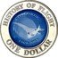 Cook Islands One Dollar Elizabeth II Concorde 2003  HISTORY OF FLIGHT CONCORDE 1969-2003 ONE DOLLAR coin reverse