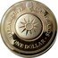 Cook Islands One Dollar (Elizabeth II Gemini) ELIZABETH II COOK ISLANDS ONE DOLLAR coin obverse