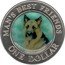 Cook Islands One Dollar (Elizabeth II German Shepherd) MAN'S BEST FRIENDS ONE DOLLAR coin reverse