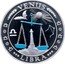 Cook Islands One Dollar Elizabeth II.Horoscope. Libra 2011  Proof VENUS LIBRA coin reverse