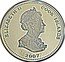 Cook Islands One Dollar (Elizabeth II Nelson coming down stairs) ELIZABETH II COOK ISLANDS 2007 coin obverse