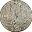 Cook Islands One Dollar (Elizabeth II Nelson coming down stairs) ENGLAND EXPECTS THAT EVERY MAN WILL DO HIS DUTY ONE DOLLAR coin reverse