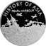 Cook Islands One Dollar Elizabeth II Pearl Harbor 2004  Proof HISTORY OF ASIA PEARL HARBOUR coin reverse