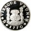 Cook Islands One Dollar Elizabeth II Pillar Dollar 2005  Proof VIRAQUE VNUM M 1770 M coin reverse