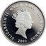 Cook Islands One Dollar Elizabeth II Queen Mother.A Life 2002  UNC ELIZABETH II ONE DOLLAR COOK ISLANDS RDM 2002 coin obverse