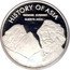 Cook Islands One Dollar (George Everest.) GEORGE EVEREST QUESTS INDIA HISTORY OF ASIA coin reverse