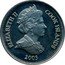 Cook Islands One Dollar (Historic ships of the world.2) ELIZABETH II COOK ISLANDS 2003 coin obverse