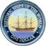 Cook Islands One Dollar (Historic ships of the world.3) HISTORIC SHIPS OF THE WORLD ONE DOLLAR coin reverse