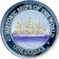 Cook Islands One Dollar (Historic ships of the world..4) HISTORIC SHIPS OF THE WORLD ONE DOLLAR coin reverse
