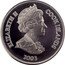 Cook Islands One Dollar (Man's best friends.Grey cat) ELIZABETH II COOK ISLANDS 2003 coin obverse