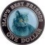 Cook Islands One Dollar (Man's best friends.Grey cat) MAN'S BEST FRIENDS ONE DOLLAR coin reverse
