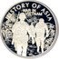 Cook Islands One Dollar (War in Vietnam.) HISTORY OF ASIA SERIES WAR IN VITENAM coin reverse