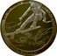 Cook Islands One Dollar XIX winter Olympic Games. Salt Lake City 2002. Ski 2002 WINTER GAMES 2002 SALT LAKE CITY ONE DOLLAR coin reverse