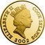 Cook Islands Ten Dollars Elizabeth II Dolphins 2002  ELIZABETH II COOK ISLANDS RDM 2002 coin obverse