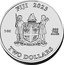 Fiji Two Dollars (Bear) FIJI 2023 TWO DOLLARS 1 OZ .999 FINE SILVER coin obverse