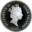 Cook Islands Two Dollars Elizabeth II Regal Angelfish 2002  Prooflike ELIZABETH II COOK ISLANDS RDM 2002 coin obverse