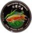 Cook Islands Two Dollars (The Fish of Taiwan. Macropodus opercularis) MACROPODUS OPERCULARIS 蓋斑鬥魚 1OZ. 999 SILVER ASIAN WILDLIFE SERIES TWO DOLLARS coin reverse