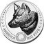 Fiji Two Dollars (Wolf) U.S. NATIONAL PARKS 2023 AMERICA BIG FIVE coin reverse