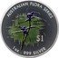 Cook Islands 1 Dollar Elizabeth II Green-comb Spider Orchid 1999  AUSTRALIAN FLORA SERIES $1 CALADENIA DILATATA 1OZ .999 SILVER coin reverse