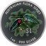 Cook Islands 1 Dollar Elizabeth II Idiot fruit 1999  AUSTRALIAN FLORA SERIES $1 IDIOSPERMUM AUSTRALIENSE 1OZ .999 SILVER coin reverse