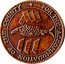 UK 1 Penny Cornish Token. Modern Imitation 1811 FOR THE ACCOMODATION OF THE COUNTY coin reverse