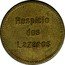 Brazil 1 Reis Santa Casa de Misericordia. Leprosarium Coinage ND (1920) KM# L6 HOSPICIO DOS LAZAROS coin reverse