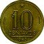 Brazil 10 Centavos Getulio Vargas 1943 KM# 555 10 CENTAVOS 1943 coin reverse