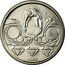 Brazil 10 Centavos Miner 1989 KM# 613 1990 coin reverse
