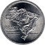 Brazil 10 Cruzeiros Map of Brazil 1965 KM# 572 BRASIL coin obverse