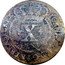 Brazil 10 Reis Joao V 1746 KM# 142.4 IOANNES V D G P ET BRASIL REX X 1735 coin obverse