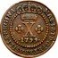 Brazil 10 Reis Maria I 1799 KM# 228 MARIA I D G P ET BRASILIÆ REGINA X 1799 coin obverse