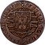 Brazil 10 Reis John VI 1820 R Star and cross on crown KM# 314.1 PECUNIA TOTUM CIRCUMIT ORBEM coin reverse