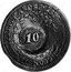Brazil 10 Reis (Countermarked Coinage) KM# 417.1 ...CONST. IMP. ET. PERP. BRAS. DEF 10 coin obverse