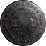 Brazil 10 Reis Joao Countermarked Coin ND (1809) Host Date 1790 KM# 264.1 PECUNIA TOTUM CIRCUMIT ORBEM coin reverse