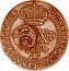 Brazil 10 Reis Para Counterstamped Coin ND (1835) KM# 407 JOANNES VI D G PORT BRAS ET ALG REX R 10 X coin obverse