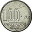 Brazil 100 Cruzados 100th Anniversary of the Abolition of Slavery 1988 KM# 609 100 CRUZADOS BRASIL coin obverse