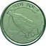 Brazil 100 Cruzeiros Manatee 1992 KM# 623 PEIXE BOI coin reverse
