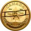 Canada 100 Dollars 100th Anniversary of the Royal Canadian Air Force 2024 CANADA 1924 2024 SIC ITUR AD ASTRA NH coin reverse