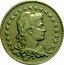 Brazil 100 Reis Liberty. Republic 1923 KM# 518 coin reverse