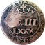 Brazil 100 Reis Joao IV Countermarked Coin ND (1663) KM# 27 LXXX... coin obverse