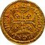 Brazil 1000 Reis Joao V 1708 R KM# 103 IN HOC SIGNO VINCES RRRR 1726 coin reverse